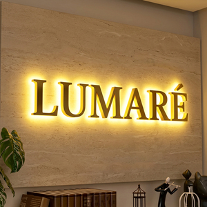 Letras LED 3D Retroiluminadas Personalizadas, Logotipo Comercial 3D Personalizado, Letrero Metálico con Letras LED para Publicidad, Letrero para Tienda, Interior y Exterior - Product Image 4