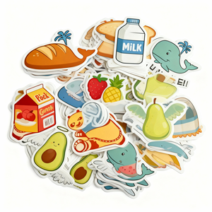 Die Cut Vinyl Print Label <strong>Stickers</strong> Creator <strong>Printing</strong> Adhesive Kiss Cut Sheet Free Proofing Packaging Gloss Company Design - Product Image 2