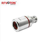 Connecteur coaxial direct d'usine pince RF prise mâle de type BNC pour type de prise de câble RG217