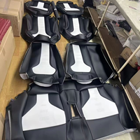 Accessoires intérieurs de voiture : Sièges baquet sport racing personnalisables avec revêtement en cuir et assise en mousse pour BMW F30 F80 F82 M3 M4 M5 – Amélioration