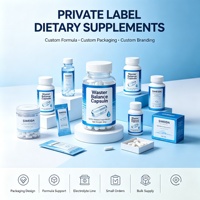 OEM Private Label Gélules Équilibre d Eau Pissenlit Thé Vert Cranberry Diurétique Naturel Rétention d Eau 60 Gélules