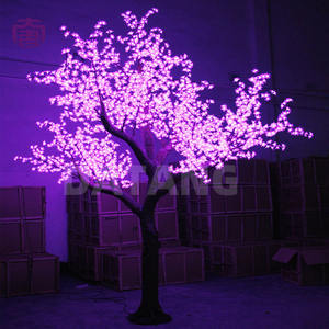 Espectacular Árbol de Luz LED con Flores de Cerezo Brillantes para Decoración de Calles, Plazas, Centros Comerciales, Resorts y Festivales en Venta - Product Image 4