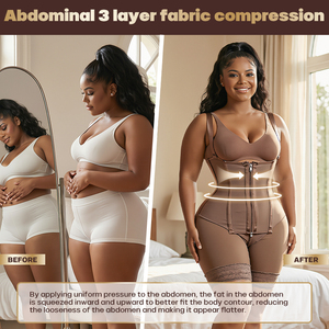 Faja <span class=keywords><strong>Colombianas</strong></span> Gainante Post-Opératoire Taille Plus Femme, Lève-Fesses Compression Liposuccion BBL - Product Image 2