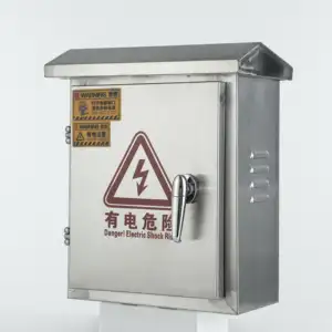Customizable IP54 Stainless Steel Enclosure Waterproof Electrical Distribution Box 304 201power Distribution Equipment