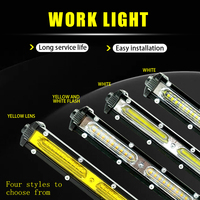 Barre lumineuse LED 2 pièces 108W, projecteur combiné spot et large faisceau, feux LED tout-terrain avec kit de câblage de 3 mètres