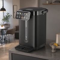 Bouilloire électrique de 5 litres à écran frontal inclinable 100C, exportée directement par l'exportateur d'appareils électroménagers, pour le marché financier urbain