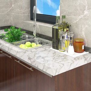 Carta da parati in vinile con buccia bianca e bastone in <span class=keywords><strong>PVC</strong></span> autoadesivo 3D <span class=keywords><strong>adesivo</strong></span> in marmo rotoli di carta da parete <span class=keywords><strong>per</strong></span> armadi da <span class=keywords><strong>cucina</strong></span> - Product Image 3