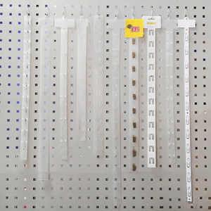 Bulk Order Industrial Hanging Strips Sturdy Plastic Display Rails for Warehouse Retail - Product Image 3