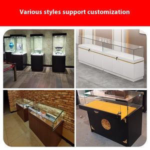 Benutzer definierte antike <span class=keywords><strong>LED</strong></span>-Licht Vitrine für Museen und Schmuck Ausstellungen Transparente Vitrine - Product Image 5