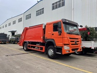 Camion Compacteur Manuel Diesel 16 m³ HOWO 6x4 Euro 2 pour Collecte de Déchets à Chargement Arrière - Moteur/Boîte de Vitesses/Pompe