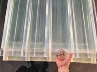Usine de tuiles de toit en fibre de verre FRP, panneaux de toiture ondulés en fibre de verre FRP