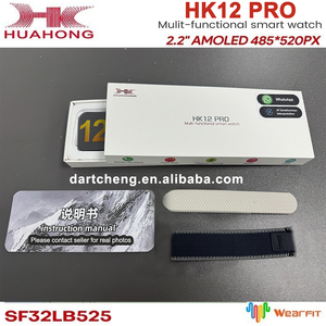 Montre connectée Amoled Hk12pro avec écran, étanche IP68, PK HK11 Pro Max Gen 2 HK12P, série HK 12 10 11 HK12 Pro - Product Image 3