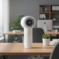 Ventilateur portable sans pales RYW FS2663 5 en 1, rechargeable, léger, 100 réglages de vitesse, 6-8 heures d'autonomie