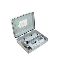 Boîte de distribution de fibre optique ftth, 16/32/48, pc abs, termi 32