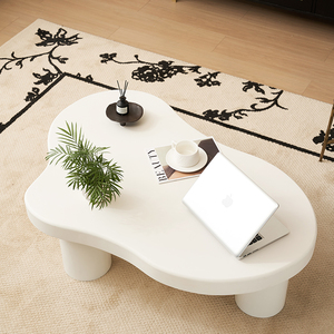 Nordic Modern Designer <b>Coffee</b> <b>Table</b> for Living Room <b>White</b> Couch Shaped Furniture 0828-7 Living Room <b>Coffee</b> <b>Table</b> 0828-7 - Product Image 2