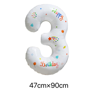 Globo de Aluminio de 32 Pulgadas con Impresión Personalizada y Selección de Color a Medida para Decoración de Fiestas y Cumpleaños - Product Image 5
