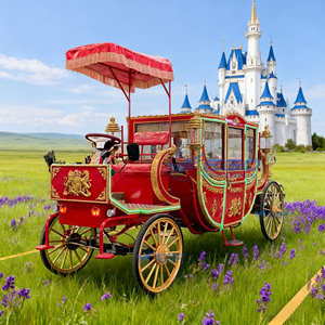 Carrozas de Caballos de Lujo, Vehículo Eléctrico Real, Remolque de Carruaje Tirado por Caballos para Bodas en Venta - Product Image 3