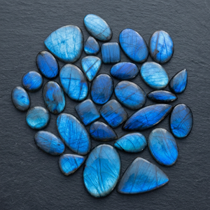 MAHNAJ GEMS Natural Blue Labradorite Oval Cut Color Change Mixed Sizes Jaipur Gemstones - Product Image 6