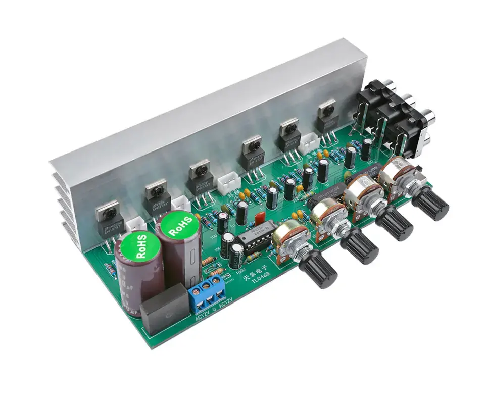 LM1875 Amplifier Board 5.1 Channel Audio Amplifier Board Subwoofers Amplifiers DIY Sound System Speaker 25W6 Super TDA2030