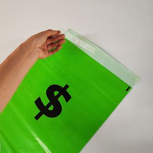 Enveloppes d'expédition écologiques biodégradables imperméables en polyéthylène avec logo personnalisé, épaisseur 2,5 mil, pour chaussures/chaussettes, recyclées, express - Product Image 2