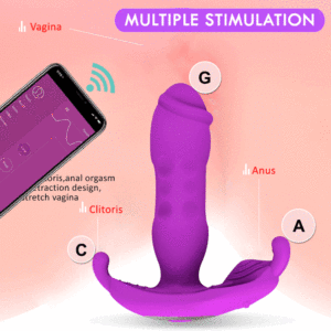 Vibrateur <span class=keywords><strong>anal</strong></span> commandé par application pour femmes avec fonction de poussée à distance, vibrateur <span class=keywords><strong>anal</strong></span> en silicone multi-fréquence pour le plaisir - Product Image 3
