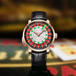 <span class=keywords><strong>Montre</strong></span> PINDU NEW, jeu de roulette à boutons européen, <span class=keywords><strong>montre</strong></span> mécanique NH35, verre saphir, cadran en diamant, bracelet en cuir, <span class=keywords><strong>montre</strong></span> pour homme - Product Image 3
