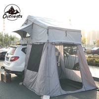 Tente de toit de voiture SUV 4x4 tout-terrain pour le camping en plein air avec annexe