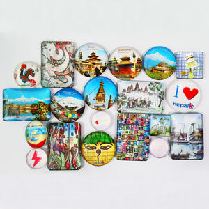 مغناطيس ثلاجة مربع القبة شخصية اسم المدينة ountry 3D our - Product Image 1