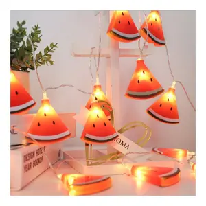1.5m/3m Custom Fruit Watermelon Banana Battery Operated Copper Wire Light Room Indoor Party Decorative Fairy Led String