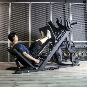 Máquina de Gimnasio Comercial Multifuncional Ecológica Negra al por Mayor, Equipo de Acero para Sentadillas, Piernas y Espalda con Pedales para Entrenamiento - Product Image 4