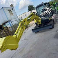 Excavatrice d'occasion Yanmar VIC55 2021, 5,5 tonnes, petite taille, chenilles en caoutchouc, moteur 33400W, capacité de la benne 0,22m, origine Japon, testée