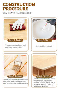 <span class=keywords><strong>Vernis</strong></span> de protection de sol en bois résistant à l'eau direct d'usine revêtement liquide longue durée pour l'utilisation de peinture de meubles - Product Image 5