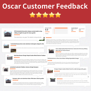 Portón principal individual para casa, puertas de entrada de hierro, diseño de aleación de aluminio, para Villa y casa - Product Image 5