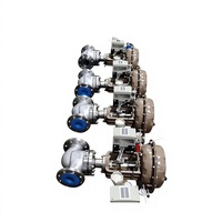 Piston pneumatique, haute pression, pour gaz, stable, vanne de régulation en acier inoxydable