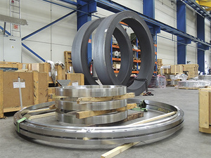 Quay lò lốp cưỡi vòng lớn Heavy Duty giả mạo thép xi măng vôi lò hỗ trợ vòng Con lăn Mill Máy sấy 2-8m Đường Kính OEM - Product Image 3