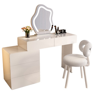 Chi phí cao hiệu suất lưu trữ đồ NỘI THẤT PHÒNG NGỦ LED Gương trang điểm tủ quần áo Vanity bàn trang điểm - Product Image 5