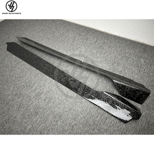 Vorstein Style Dry Gloss Forged Carbon Fiber Side Skirts for Lambo Huracan LP580 LP610 2014-2018 Carbon Body <b>Kits</b> Auto Parts - Product Image 2