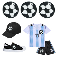 Nouveauté 2026 : Écussons de football personnalisés écologiques – Broderie sur mesure à coudre ou thermocollante pour chapeaux