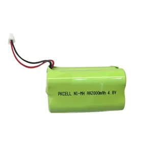 OEM personalizado-paquete industrial Ni-MH aa de 4,8 V 1600, 1800, 2200, 2400mah Paquete de batería recargable para herramientas