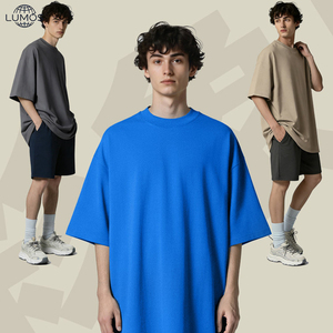 Camisetas Unisex al por Mayor, 100% Algodón, Impresión de Logotipo Personalizado, <span class=keywords><strong>Camiseta</strong></span> para Hombre de 305 Gramos - Product Image 3