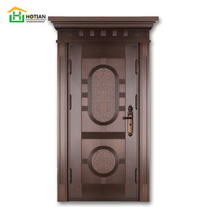 2020 fabricante de China de acero Exterior apartamento de puerta principal de la puerta de diseño de puerta de acero inoxidable - Product Image 1