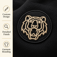 Écussons en cuir personnalisés en gros avec logo pour jeans, chapeaux, vêtements – Étiquettes en cuir PU 3D gaufrées, étiquettes de vêtements OEM