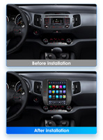 CARUPEZ-Estéreo de coche Android de 9,7 pulgadas para Sportage 3 2010-2016 LHD 7862S 8 núcleos DSP GPS navegación Vertical CarPlay cámara de respaldo