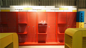 Rak pajangan mainan anak-anak, furnitur pajangan dinding toko mainan anak warna-warni trendi desain dekorasi Interior - Product Image 5