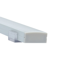Profilé d'extrusion en alliage d'aluminium 6063-T5 carré LED 23*11mm pour bandes LED décoratives, service de découpe