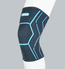 Ergonomische knieondersteuning met multidirectionele stretch en anti-vervormingskern voor gebruik in de sportschool - Product Image 2