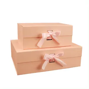 Carton pliable personnalisé boîte d'emballage en papier vente en gros à chaud coffrets cadeaux pour vêtements et chaussures
