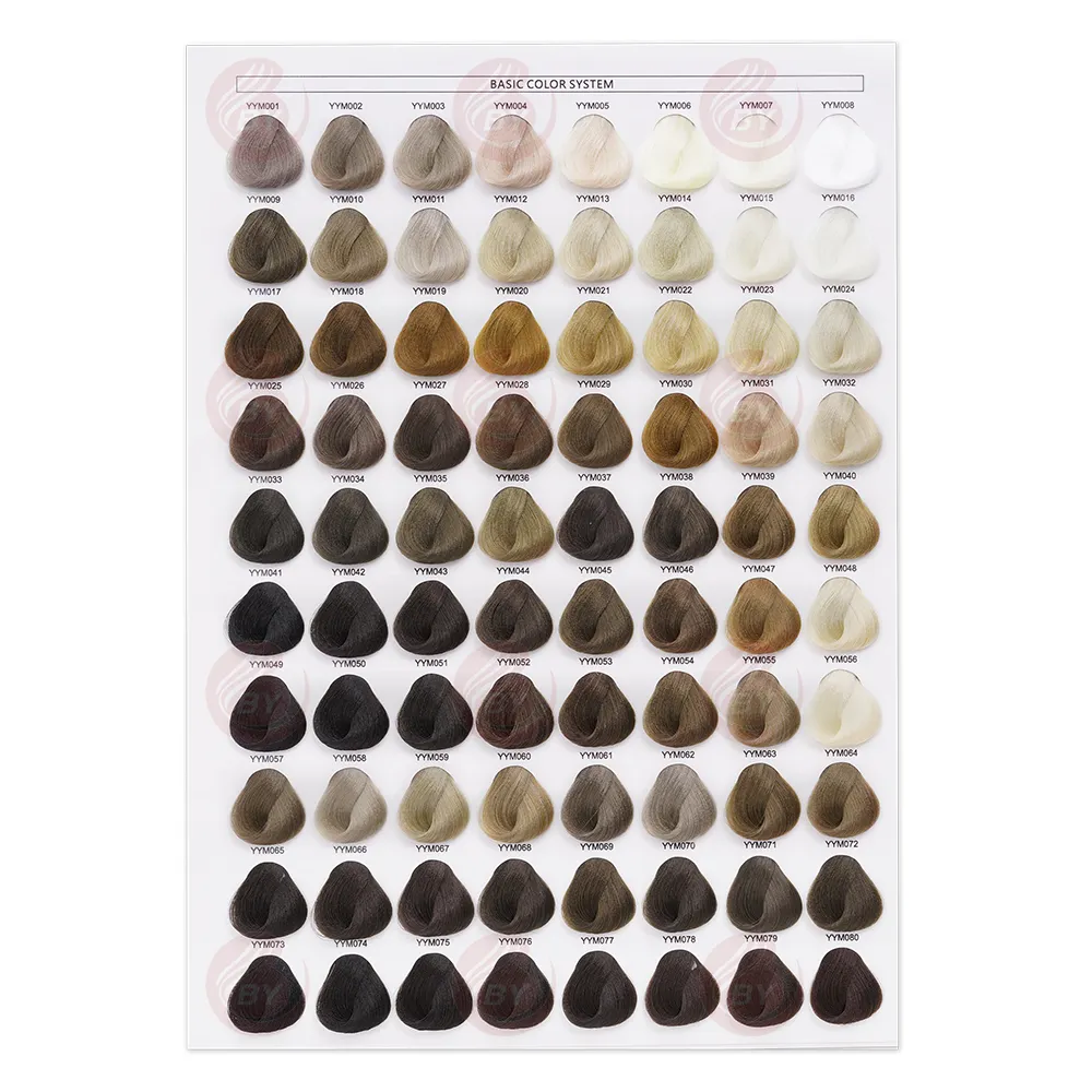 Large gamme de couleurs de cheveux pour tous les types de cheveux