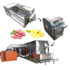 Sweet Potato Dryer, Sweet Potato Washing, Cutting, and Drying Production Line, Sweet Potato Fries Drying Equipment - Product Image 1