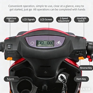 Tricicli elettrici e veicoli a quattro ruote per casa e tempo libero, piccoli scooter elettrici per adulti, vendita diretta dalla fabbrica - Product Image 3